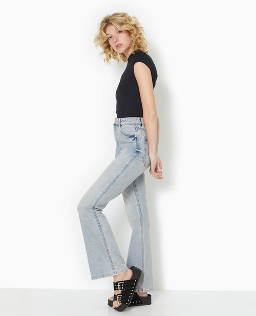 Jean flare taille haute - PIMKIE - 2