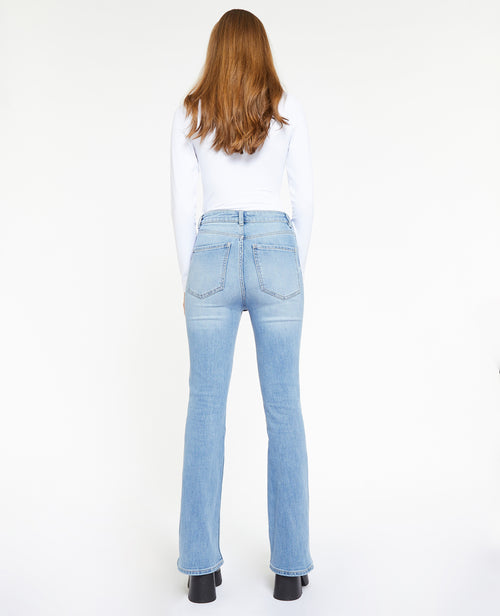 Jean flare taille haute - PIMKIE - 4