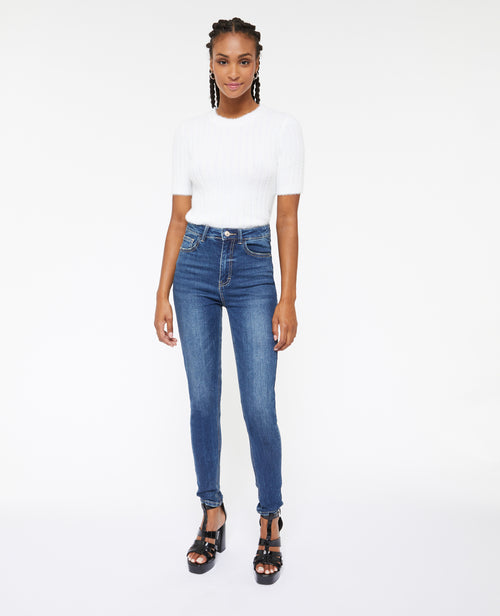 Jean skinny taille haute - PIMKIE - 1