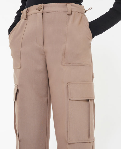 Pantalon cargo avec élastiques coulissés - PIMKIE - 2
