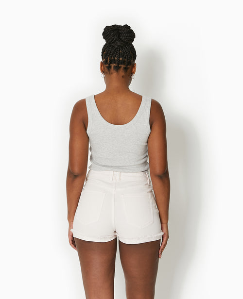 Short en jean taille haute avec élasthane - PIMKIE - 6