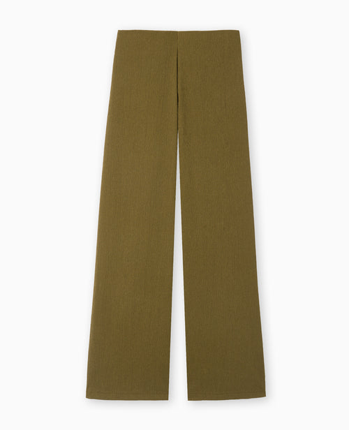 Pantalon large et fluide en tissu effet froissé - PIMKIE - 4