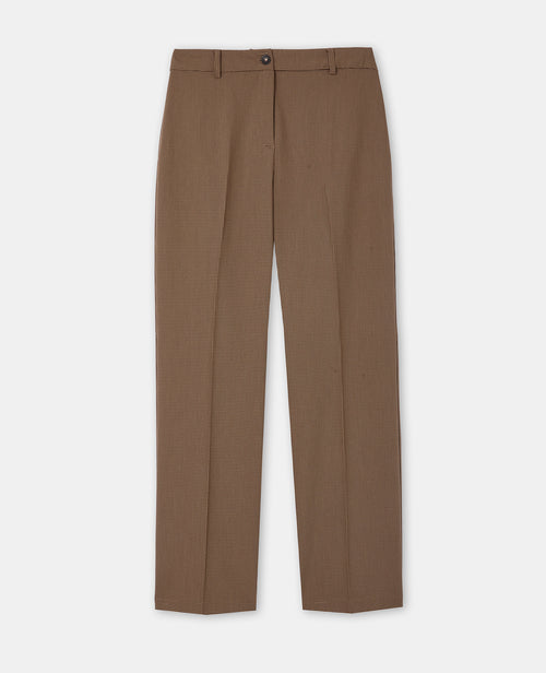 Pantalon droit motif mini pied-de-poule - PIMKIE - 4