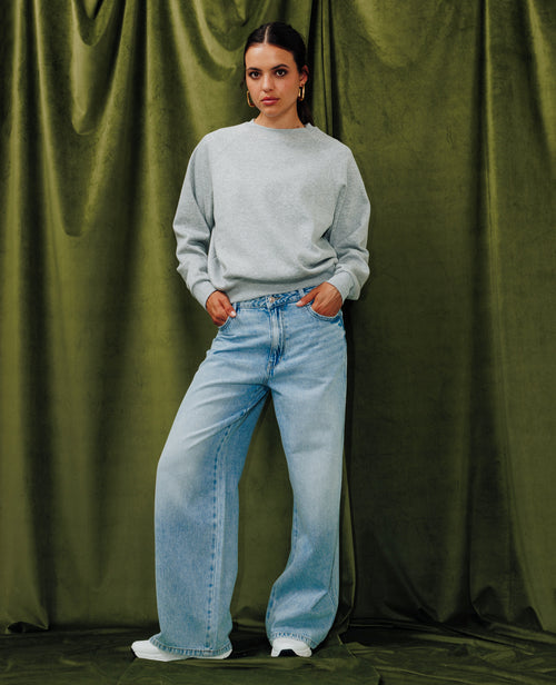 J99-3 / Jean baggy taille basse - PIMKIE - 1