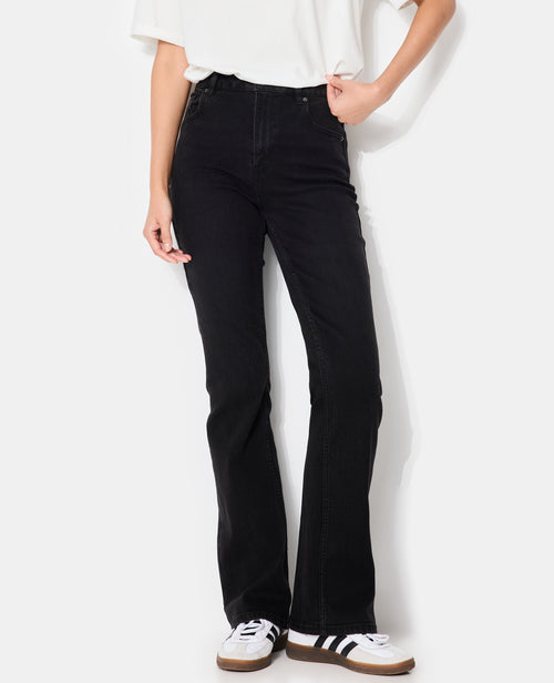 Jean flare taille haute - PIMKIE - 5