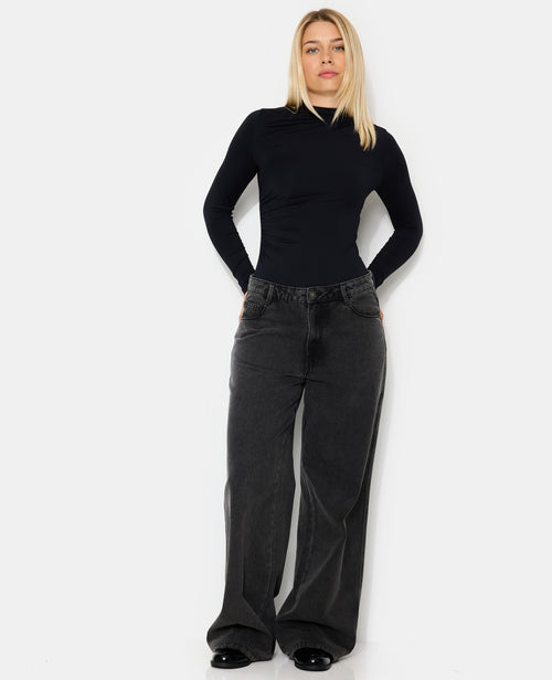 J99-3 / Jean baggy taille basse - PIMKIE - 1