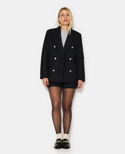 Short en tweed avec boutons écussons - PIMKIE - 7