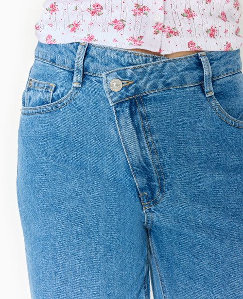 Jean straight taille croisée - PIMKIE - 3
