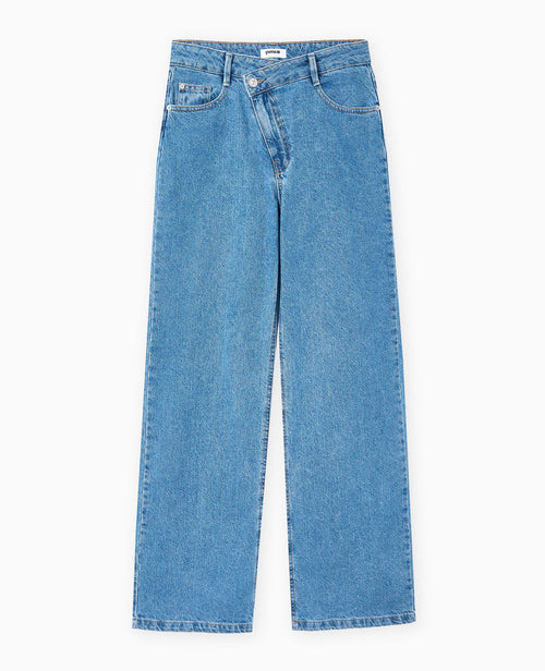 Jean straight taille croisée - PIMKIE - 4