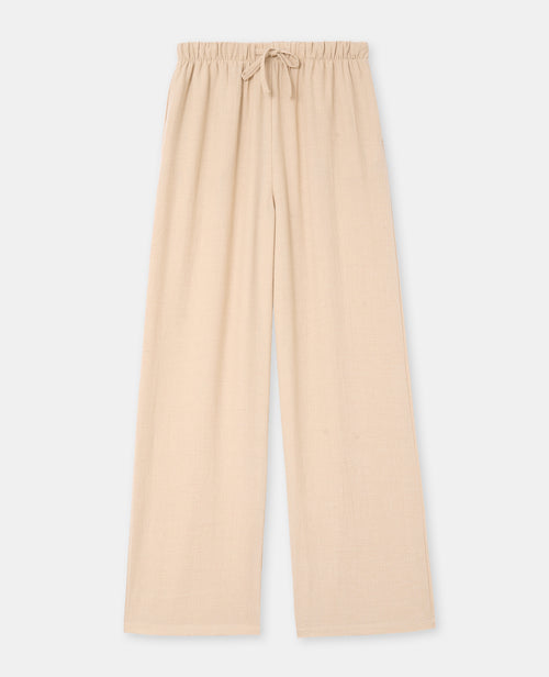 Pantalon large et droit avec lien coulissé - PIMKIE - 4