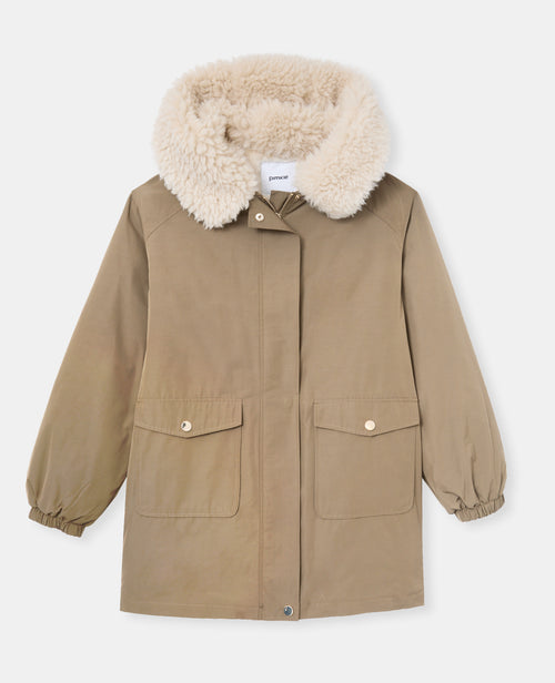 Parka doublée fourrure avec capuche - PIMKIE - 4