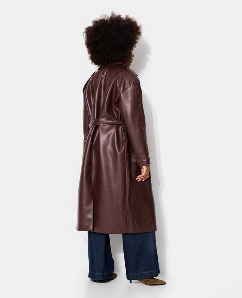 Trench en simili avec ceinture - PIMKIE - 6