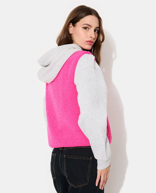 Veste sans manches zippée en sherpa - PIMKIE - 5