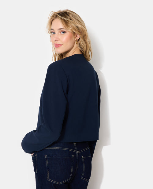 Veste droite et courte avec boutons écussons - PIMKIE - 6