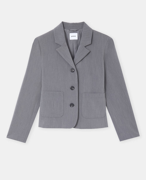 Veste blazer avec poches plaquées - PIMKIE - 4