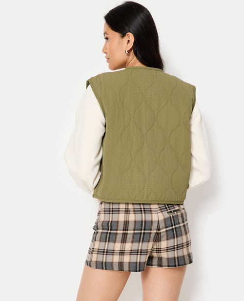 Veste sans manches avec empiècements sherpa - PIMKIE - 6