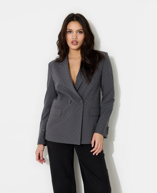 Veste blazer avec mini strass - PIMKIE - 5