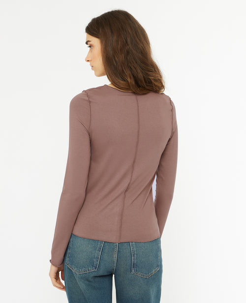 Top manches longues avec coutures apparentes - PIMKIE - 4