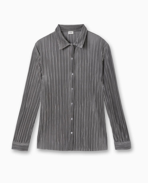 Chemise oversize en tissu plissé et satiné - PIMKIE - 3