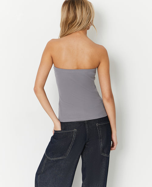 Top bustier en maille côtelée - PIMKIE - 6
