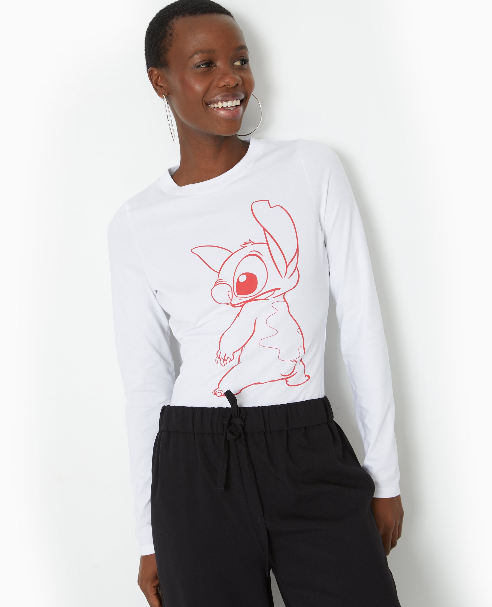T-shirt Femme Manches Longues Pimkie Taille 36 - Bleu Avec Dentelle, Occasion Très Bon état | T-shirt Chic Occasion