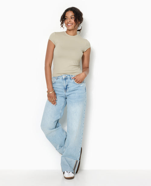 T-shirt ajusté en maille extensible - PIMKIE - 2