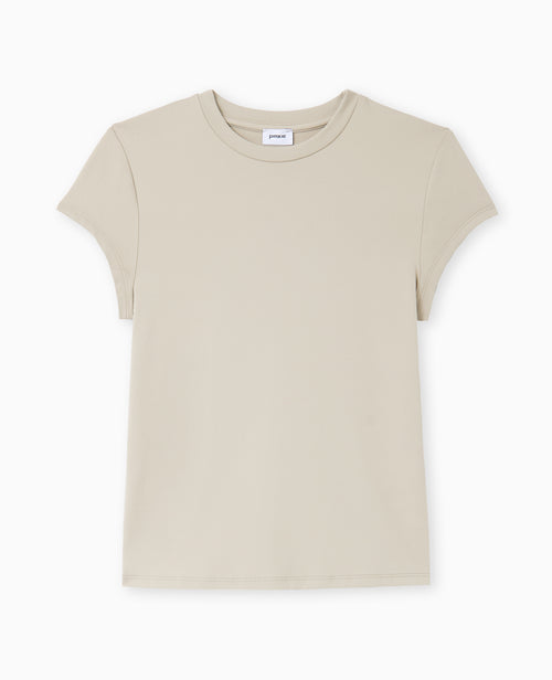 T-shirt ajusté en maille extensible - PIMKIE - 4