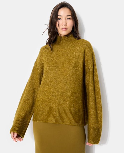 Pull col montant manches larges - PIMKIE - 5