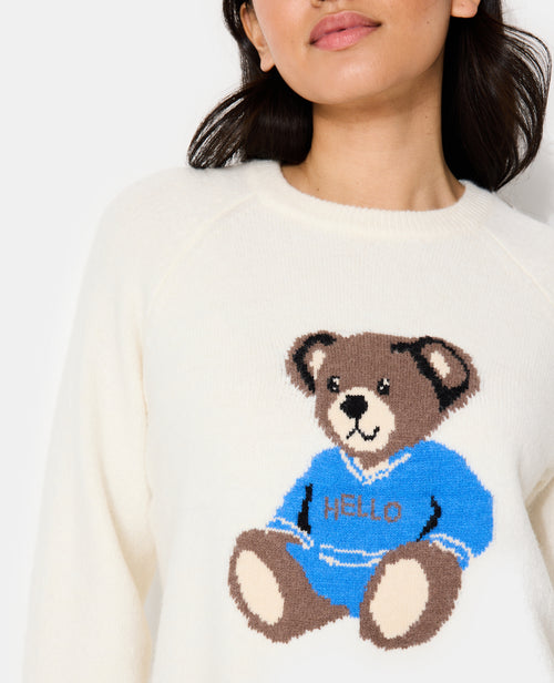 Pull en maille avec nounours - PIMKIE - 2