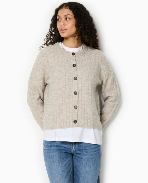 Gilet en maille côtes plates - PIMKIE - 1