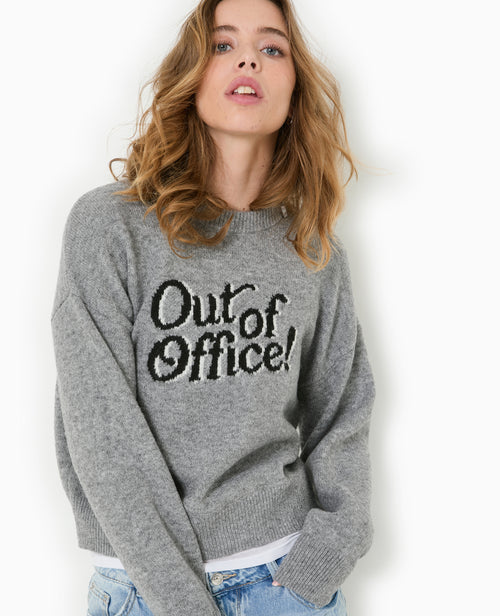 Pull en maille avec message - PIMKIE - 5