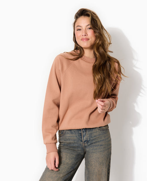 Sweat col rond avec étiquette cousue - PIMKIE - 8