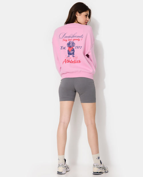 Sweat molleton oversize avec print devant et dos - PIMKIE - 3