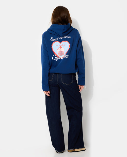 Sweat capuche avec print poitrine et dos - PIMKIE - 3