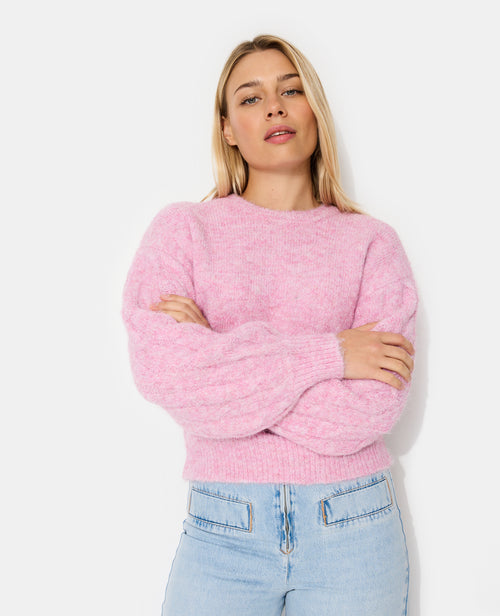 Pull ample avec manches en maille torsadée - PIMKIE - 1