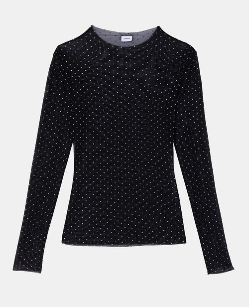 Top manches longues en voile avec mini-clous - PIMKIE - 4