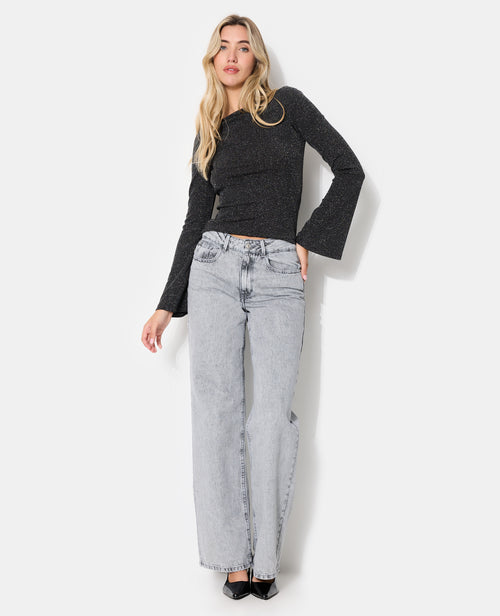 T-shirt manches longues avec fils lurex - PIMKIE - 3