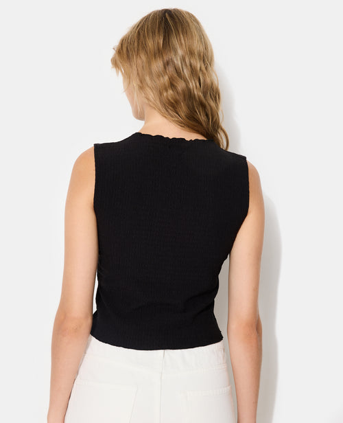 T-shirt sans manches en maille reliefée - PIMKIE - 6