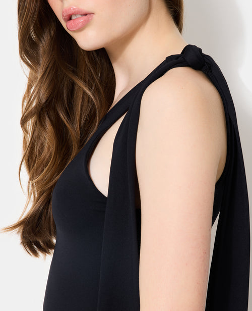 Top asymétrique avec nœud sur épaule - PIMKIE - 2