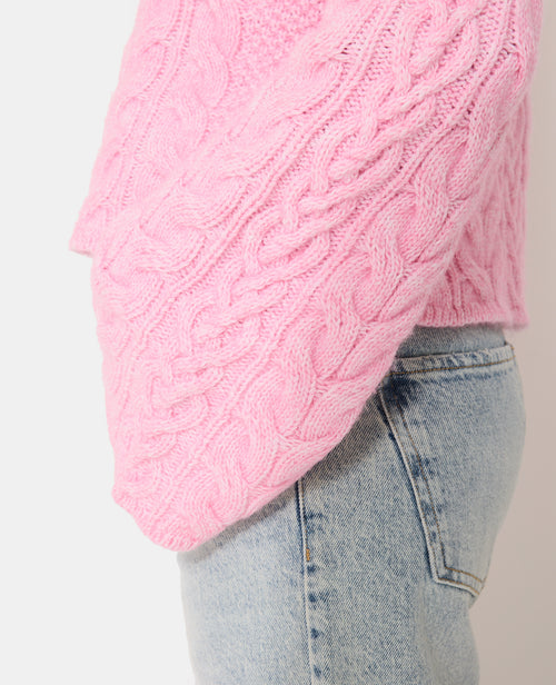 Pull en maille torsadée avec manches flare - PIMKIE - 2