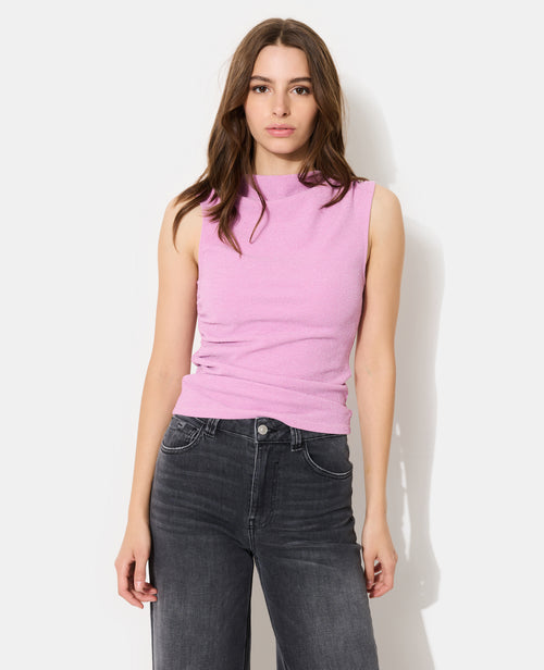 Top sans manches en maille avec fils lurex - PIMKIE - 5