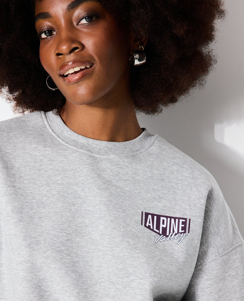 Sweat oversize avec print poitrine et dos - PIMKIE - 2