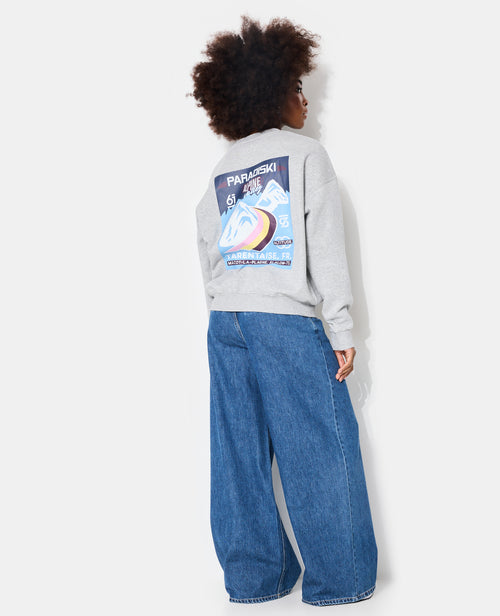 Sweat oversize avec print poitrine et dos - PIMKIE - 3