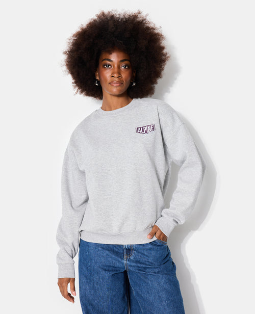 Sweat oversize avec print poitrine et dos - PIMKIE - 5