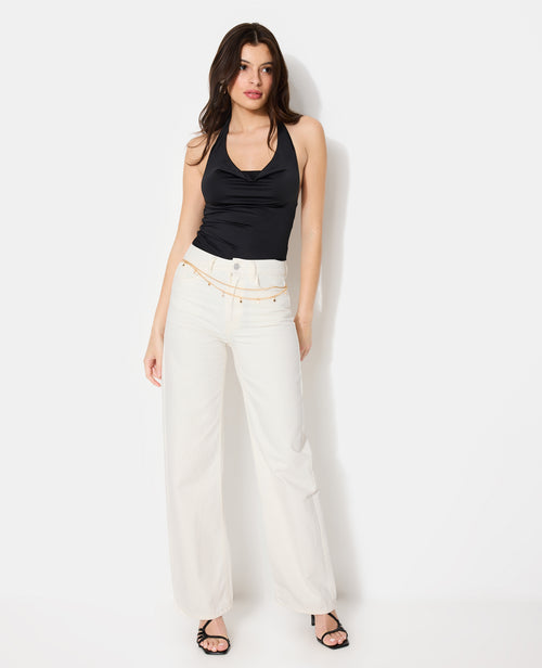 Body en maille stretch avec col bénitier - PIMKIE - 3