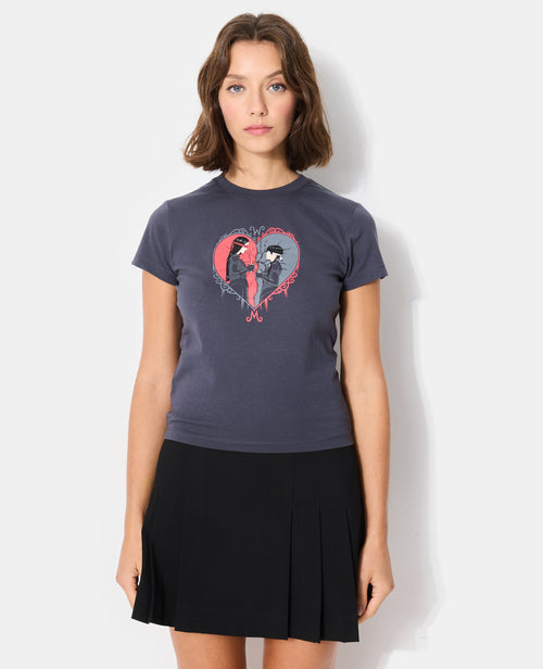 T-shirt ajusté MERCREDI - PIMKIE - 5