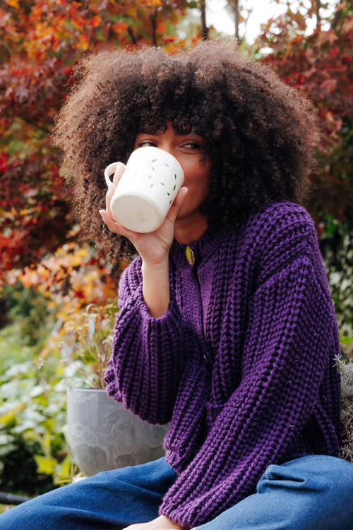 Gilet grosse maille avec gros boutons et poches - PIMKIE - 1