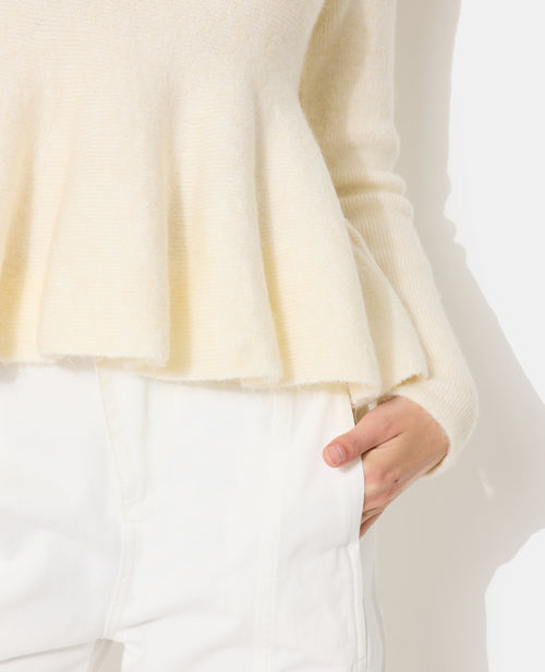 Pull peplum encolure bateau - PIMKIE - 2