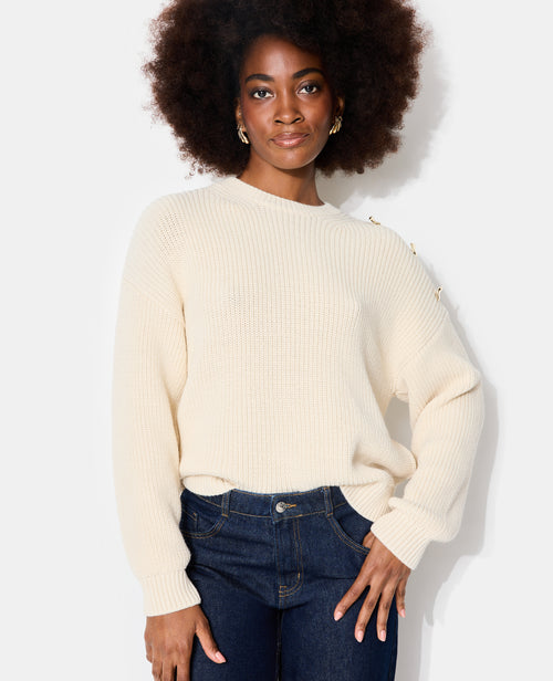 Pull oversize avec écharpe amovible - PIMKIE - 5