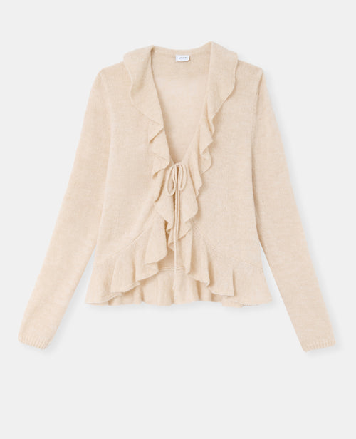 Gilet avec volants et nouette - PIMKIE - 4